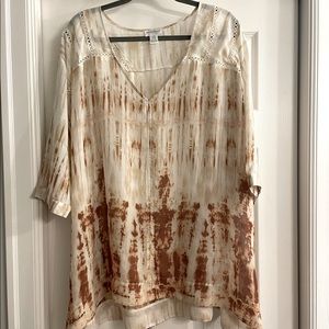 Motherhood Maternity Flowy V-Neck Blouse